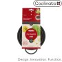 Coolinato Collapsible Silicone Strainer 16 cm Gray