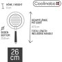 Coolinato Stainless Steel Grill Pan 26cm – Coated