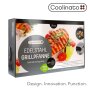 Coolinato Stainless Steel Grill Pan 26cm – Coated