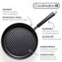 Coolinato Stainless Steel Grill Pan 26cm – Coated