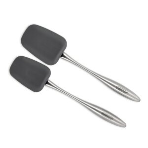 Coolinato 2-Piece Set Stainless Steel Cooking Spoon with...